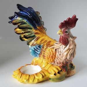 Ceramic Rooster Tealight Holder